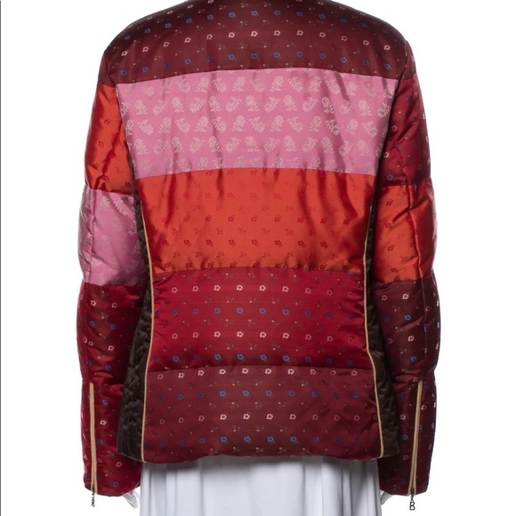 Bogner x Goan Thylmann Quilted Floral Patchwork & Leopard Print Goose Down Coat - Picture 15 of 16